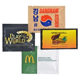 budget wet wipes for restaurant chains, airliners, casinos